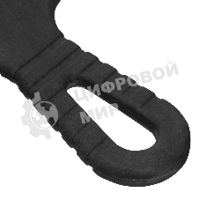 Шпатель из нержавеющей стали Сибртех 200 мм, зуб 8х8 мм, пластмассовая рукоятка