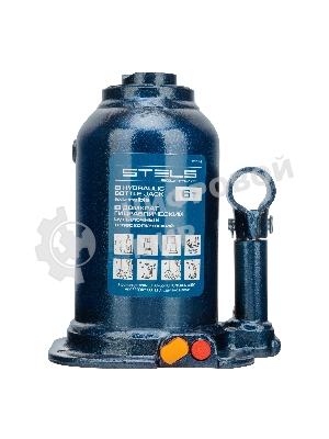 Домкрат гидравлический бутылочный телескопический Stels 6 т, подъем 180-410 мм