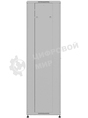 Шкаф коммутационный NTSS Премиум (NTSS-R18U6060GS) напольный 18U 600x600 мм пер. дв. стекл металл 900 кг серый 510 мм 903 мм IP20