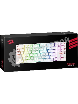 Клавиатура беспроводная Redragon Anubis беспроводная, USB, Bluetooth/Радиоканал, белый