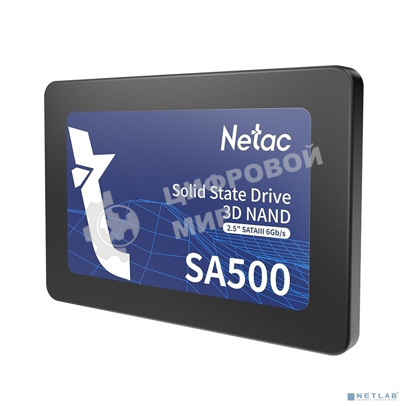 Накопитель SSD Netac SA500, 960Gb, SATA III, 2.5