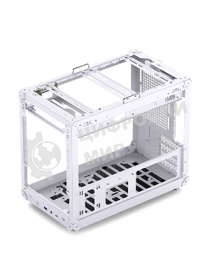 Компьютерный корпус без блока питания JONSBO C6 MAX Handle, Mini-Tower, TG, no fan, 1xUSB-A 3.0 + 1xUSB-C 3.1, mATX, mITX белый