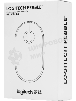 Мышь беспроводная Logitech Pebble M350 графитовый, 1000 dpi, радиоканал, Bluetooth, USB, кнопки - 3