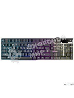 Клавиатура Defender Mayhem GK-360DL проводная, USB Type-A, чёрный