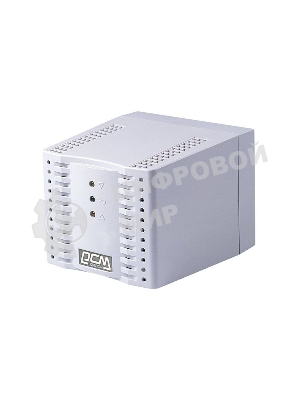Стабилизатор напряжения Powercom TCA-1200 600Вт 1200ВА белый