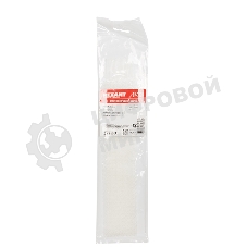 Хомут-стяжка полимерная многоразовая Rexant 300х10 мм, прозрачная, упаковка 20 шт.