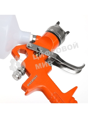 Краскораспылитель Patriot HVLP 1.4A 130л/мин соп.:1.4мм бак:0.6л