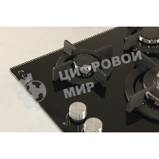 Газовая варочная панель LEX GVG 430 BL3 конфорки газ-контроль электроподжиг