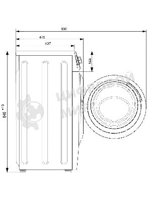 Стиральная машина Atlant СМА 60У1010-00 белый, загрузка фронтальная 6 кг, 1000 об/мин., класс: А+++