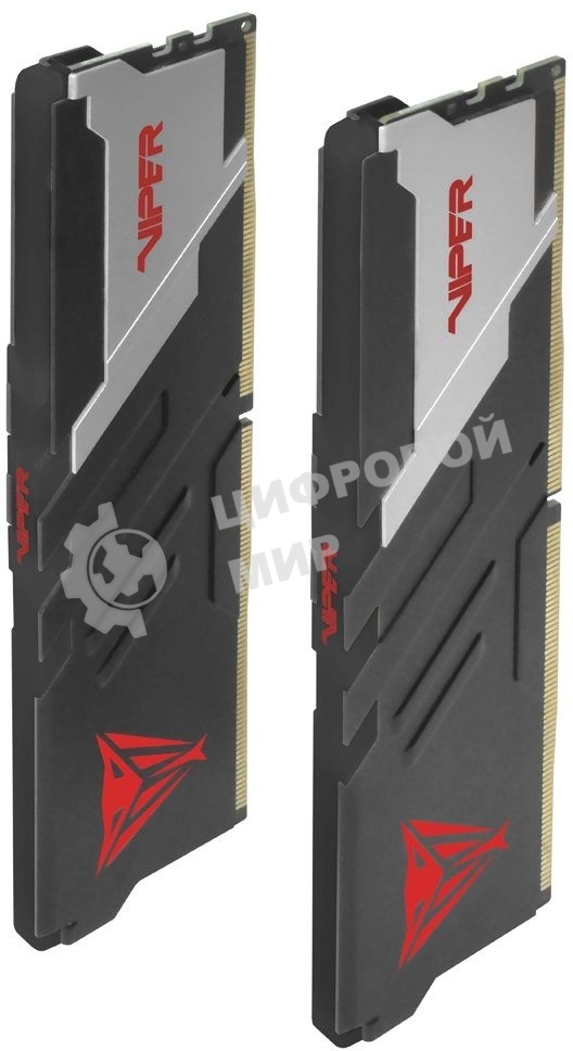 Оперативная память Patriot Viper Venom, DDR5, 32GB (2x16GB), 5600MHz, CL36, DIMM, с радиатором, черный