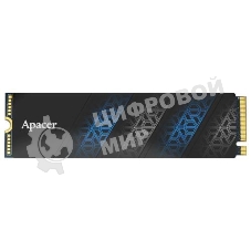 Накопитель SSD Apacer AS2280P4U PRO, 2Tb, M.2 2280, PCIe 3.0 x4, R/W 3500/3000, с радиатором
