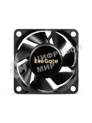 Вентилятор для корпуса ExeGate EX06025B2P-24 черный, 60 мм, 5100 об/мин, 34 дБ, 2 pin