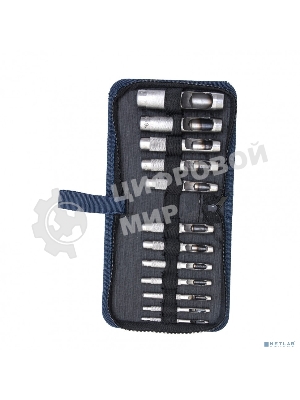 Набор пробойников для кожи Сибртех 3; 4; 5; 6; 7; 8; 9; 10; 12; 14; 16; 19 мм, 12 шт