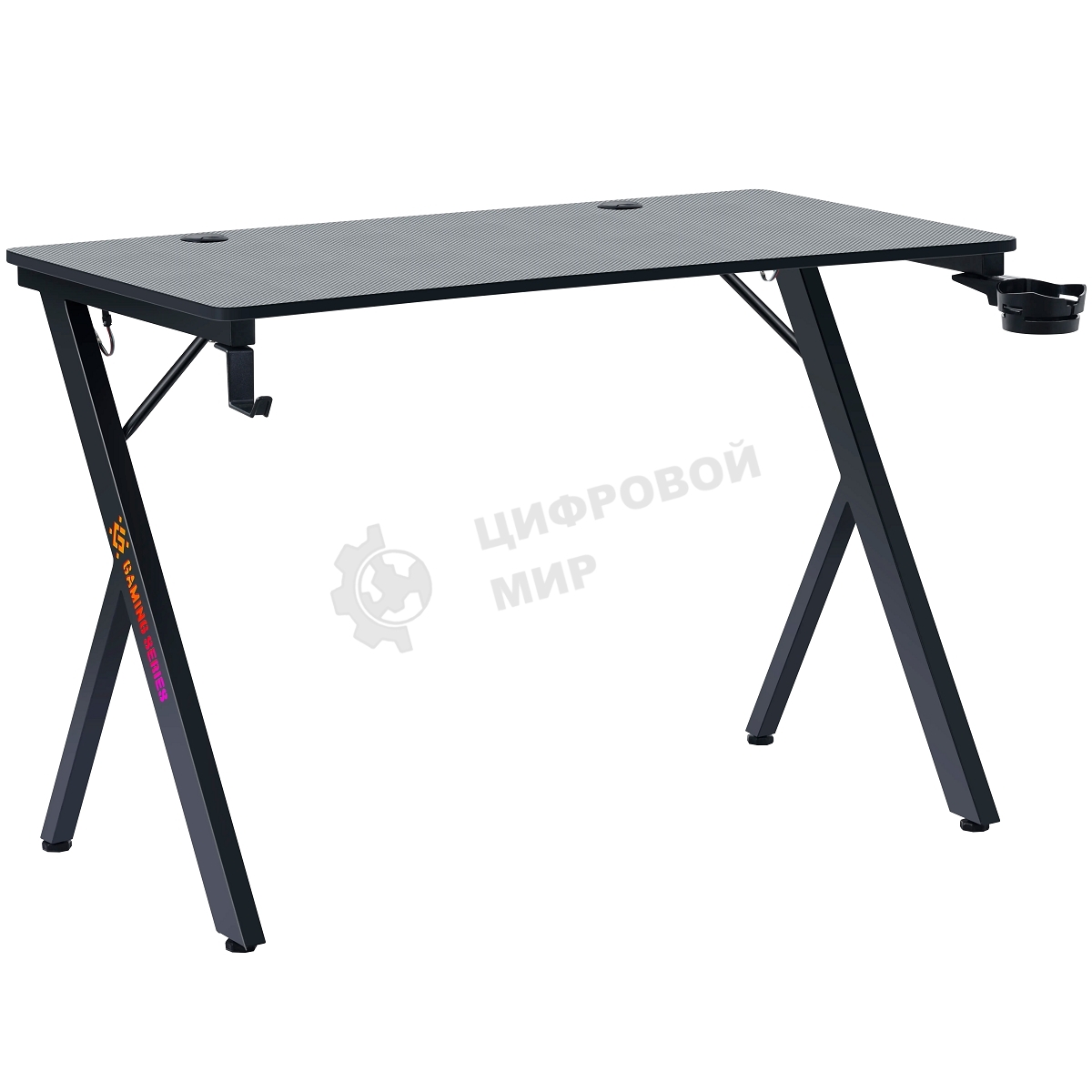 Стол игровой Defender GAMING AROX RGb черный