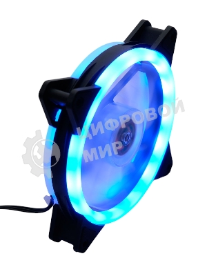 Вентилятор для корпуса Gembird черный, 120 мм, 1200 об/мин, 20.5 дБ, 3 pin