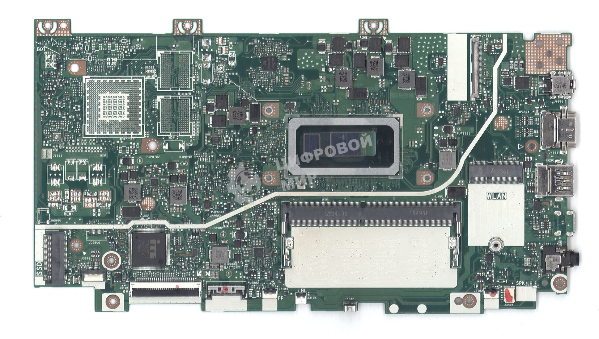 Материнская плата для Asus X412FA 4G/I5-10210U 90NB0L90-R00070