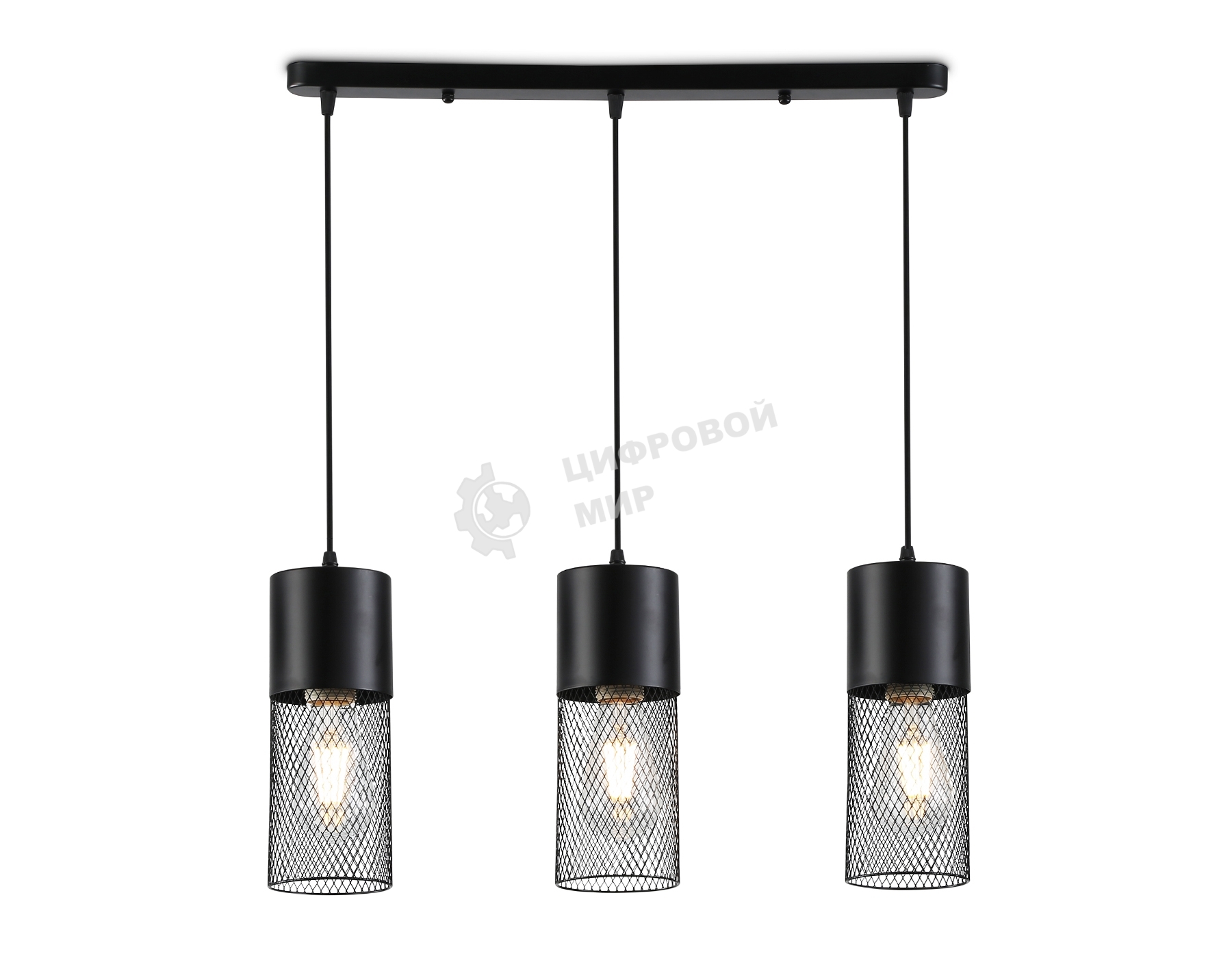 Светильник Ambrella light TR8501/3 BK черный E27/3 max 60W 550*100*1000