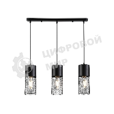 Светильник Ambrella light TR8501/3 BK черный E27/3 max 60W 550*100*1000