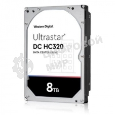 Жесткий диск Western Digital SAS 8TB 7200RPM 12GB/S 256MB DC HC320 0B36400 HGST