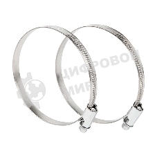 Хомут стальной Rexant червячный 60-80