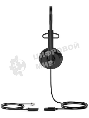 Гарнитура проводная YEALINK YHS34 Lite Mono Моно, Проводная, HD звук, QD, RJ9, шт
