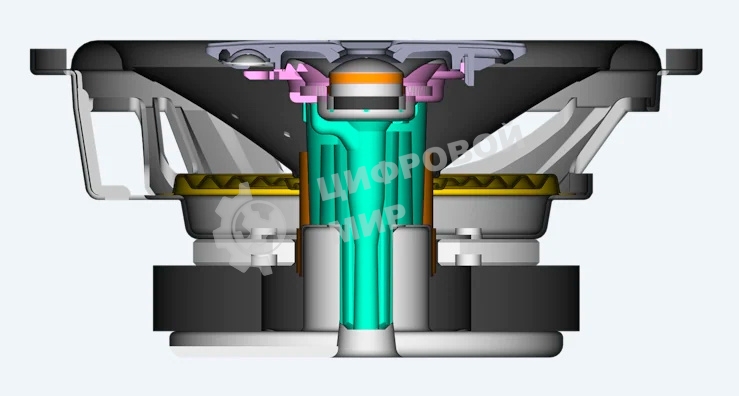 Колонки автомобильные Sony XS-GTF1039 (без решетки) 210Вт 88дБ 4Ом 10см (4дюйм) (ком.:2кол.) коаксиальные трехполосные