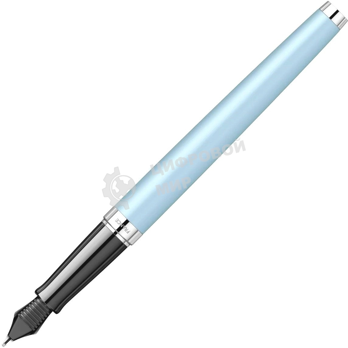 Ручка перьевая Waterman Hemisphere Colour Blocking (2179924) Blue CT, сталь нержавеющая, F, подарочная коробка