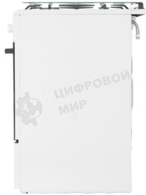 Плита комбинированная Maunfeld MGC60ECW04 белый, газовых конфорок 4 шт, духовка электрическая 65 л, 60 см x 88 см x 65 см
