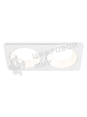 Светильник Ambrella light TN52343/2 SWH/GWH белый песок/белый глянец GX53 max 12W 220*115*25