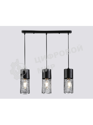 Светильник Ambrella light TR8501/3 BK черный E27/3 max 60W 550*100*1000