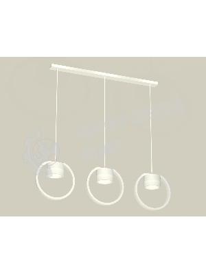 Светильник Ambrella light XB9106155/3 SWH/FR белый песок/белый матовый GX53 (C9106, N8401)