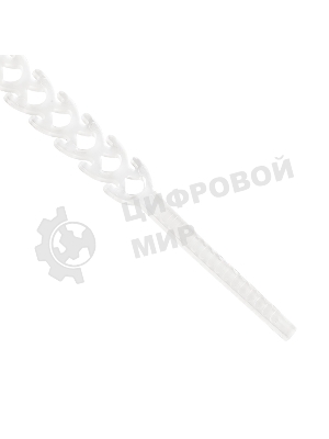 Хомут-стяжка полимерная многоразовая Rexant 300х10 мм, прозрачная, упаковка 20 шт.