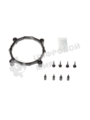 Кулер Cooler ID-Cooling DK-01 черный/серебристый 92мм алюминий 2500rpm 29db 95W 52мм