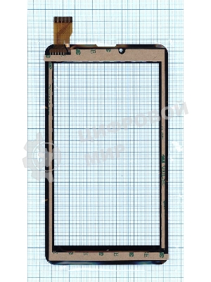 Сенсорное стекло (тачскрин) Kingvina PG601, черное