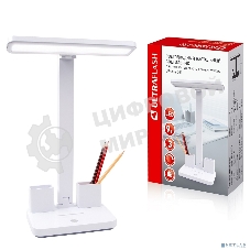 Настольный светильник Ultraflash UF-814 C01 белый (Led, светильник настольный, 9Вт, аккум., димм., смена цвет.темп.)
