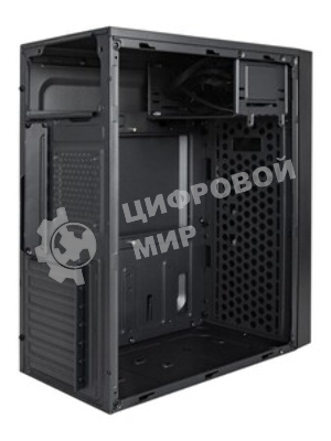 Компьютерный корпус Miditower ExeGate AA-440U-UNS450 (ATX, БП UNS450 с вент. 12см, 2хUSB+1хUSB 3.0, аудио, черный)