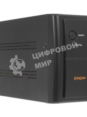 Источник бесперебойного питания ExeGate SpecialPro UNB-1200.LED.AVR.C13.RJ 1200VA/750W, LED, AVR, 6*IEC-C13, RJ45/11, черный