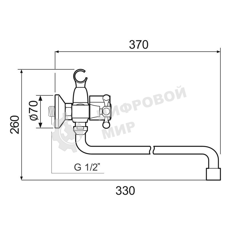 SL71-140 Смеситель для ванны