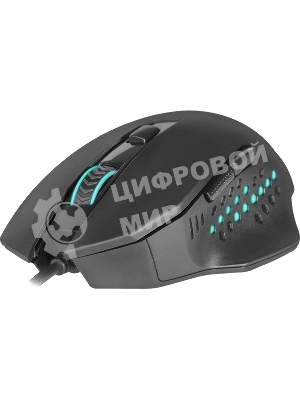 Мышь проводная Redragon Gainer черный, 3200 dpi, USB, кнопки - 6