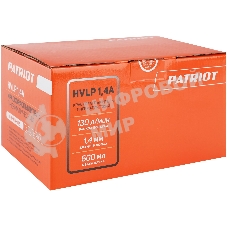 Краскораспылитель Patriot HVLP 1.4A 130л/мин соп.:1.4мм бак:0.6л