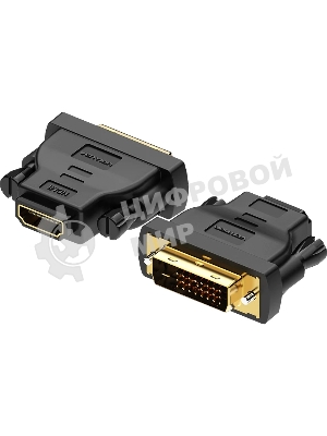 Адаптер-переходник Vention DVI 24+1 M/HDMI 19F