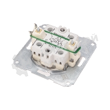 Переключатель Kranz DEA 1кл перекрест. с/у 10А мех. белый (1/10/120)