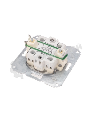 Переключатель Kranz DEA 1кл перекрест. с/у 10А мех. белый (1/10/120)