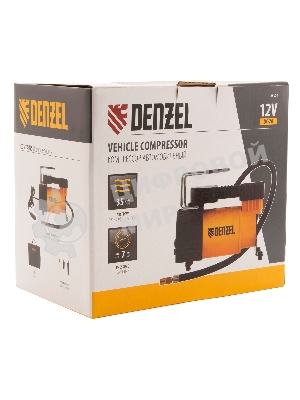 Компрессор автомобильный Denzel DС-20, 12 В, 10 атм., 35 л/мин