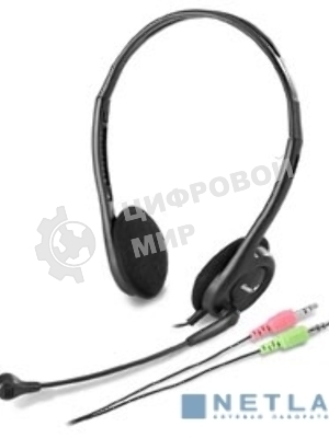 Гарнитура Genius HS-200C черный, проводная