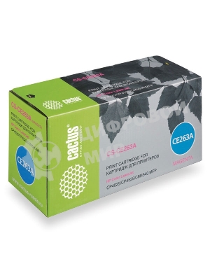 Картридж лазерный Cactus CS-CE263A пурпурный (11000 стр.) для HP LJ CP4025/CP4525/CM4540