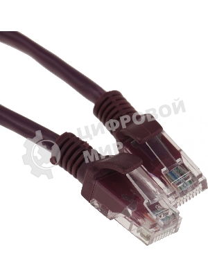 Патч-корд UTP Cablexpert cat.5e, 3м, литой, многожильный, фиолетовый