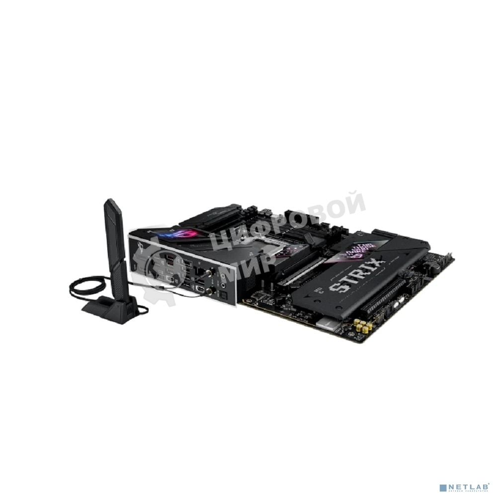 Материнская плата ASUS ROG STRIX B850-E GAMING WIFI, AM5, AMD B850, 4xDDR5, 4xSATA, 5xM.2, 1xPCI-E 5.0 x16, 1xPCI-E 4.0 x16, 1xRealtek 5Gb Ethernet, 1xUSB-C 4, 1xUSB-C 20Gbps, 6xUSB-A 10Gbps, 4xUSB-A 2.0, 3x3.5 мм, 7.1, ATX