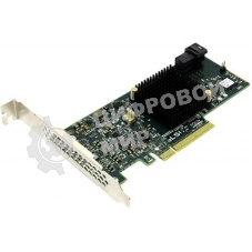 RAID-контроллер Broadcom LSI MegaRAID SAS 9341-4i SGL (LSI00419/05-26105-00(H) PCIe 3.0 x8 LP, SAS/SATA 12G, RAID 0,1,5,10,50, 4port(1хint SFF8643), 3008ROC, 5,
