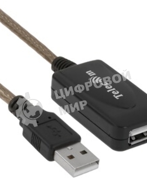 Кабель TELECOM USB2.0 A to B (5.0м)